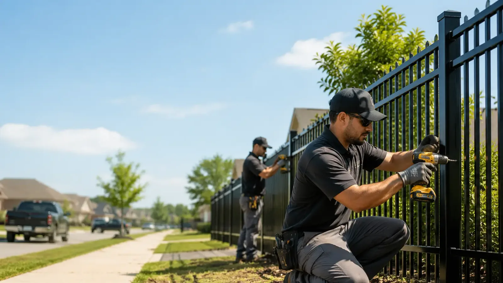Metal Fence Installation in Fischer, TX
